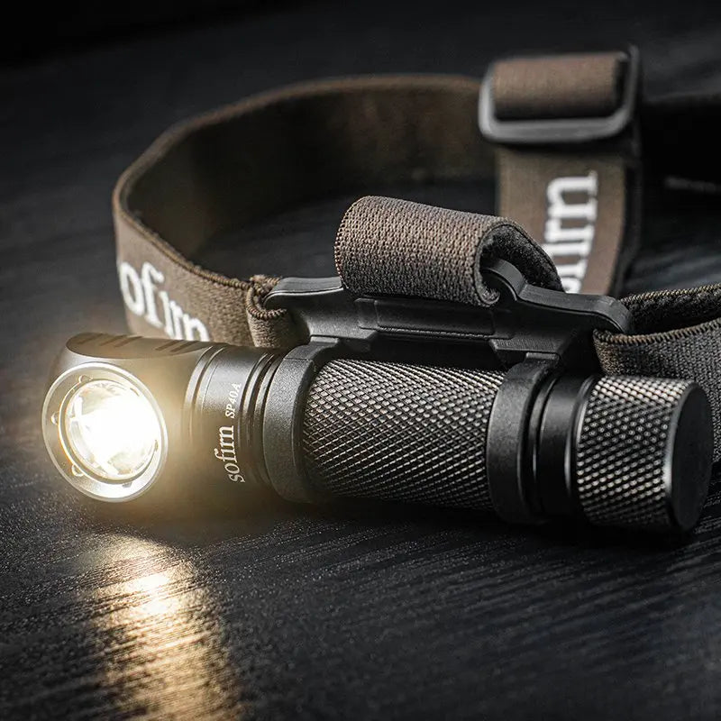Sofirn SP40A Rechargeable Headlamp With TIR Optics 1200lm
