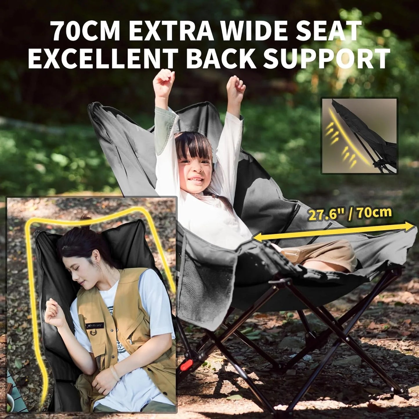 Naturehike Sea Star Recliner Moon Chair Outdoor Folding for Camping