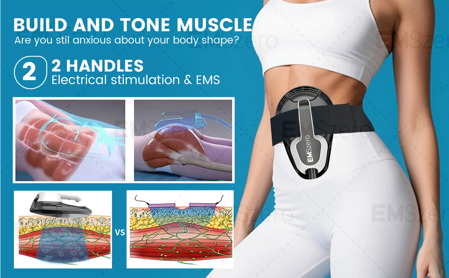 MYOSLIM EMS Zero Pro 6500W NEO Slimming Machine Body Sculpting