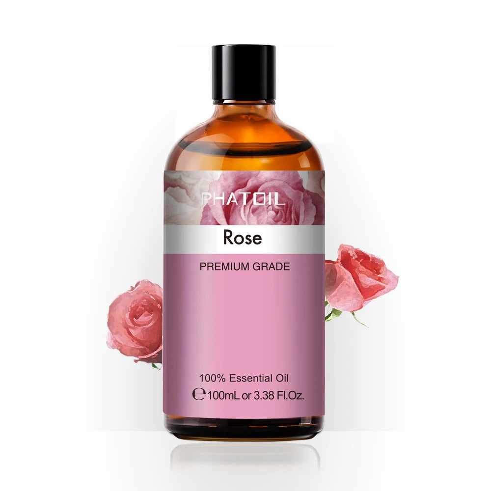 PHATOIL Pure Essential Oils For Skin Care Rose Lemon Lavender