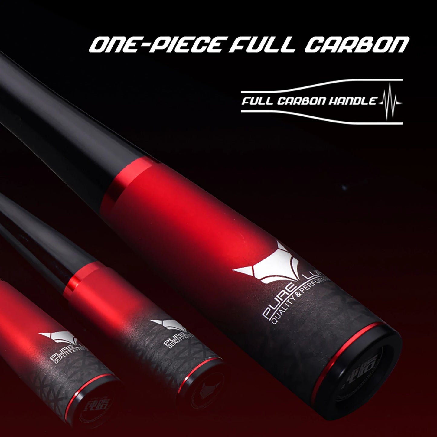 Purelure Seabed Carbon Spin Rod With Fuji Components