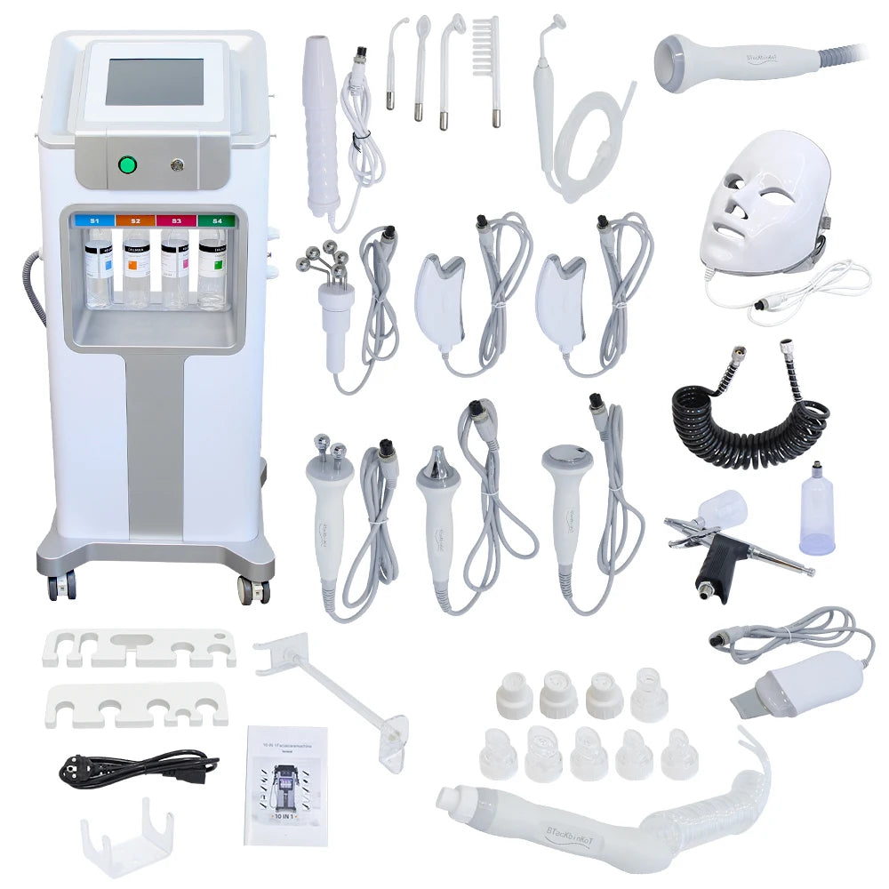 AOKO 12 In 1 Aqua Peeling Oxygen Facial Machine Skincare