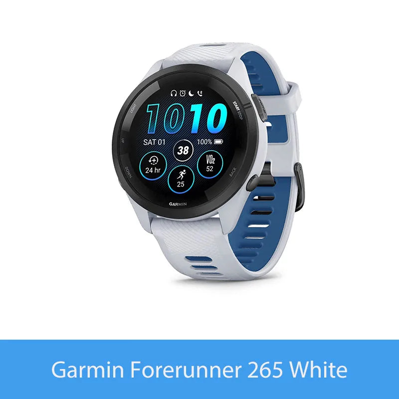 Garmin Forerunner 265 GPS Smartwatch With Heart Rate Monitoring