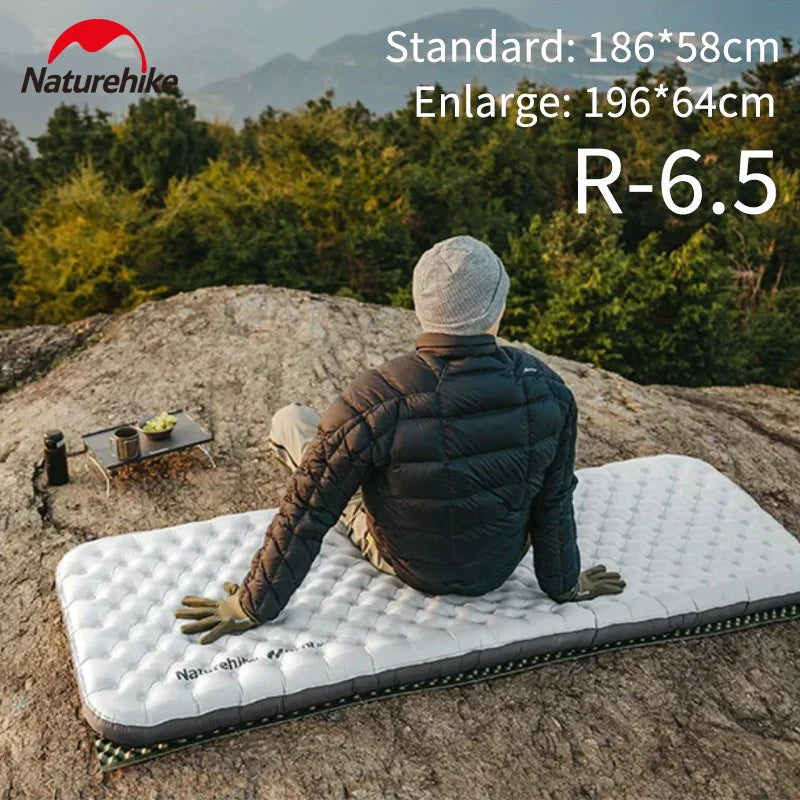 Naturehike R-Value 6.5 Inflatable Camping Mat Outdoors