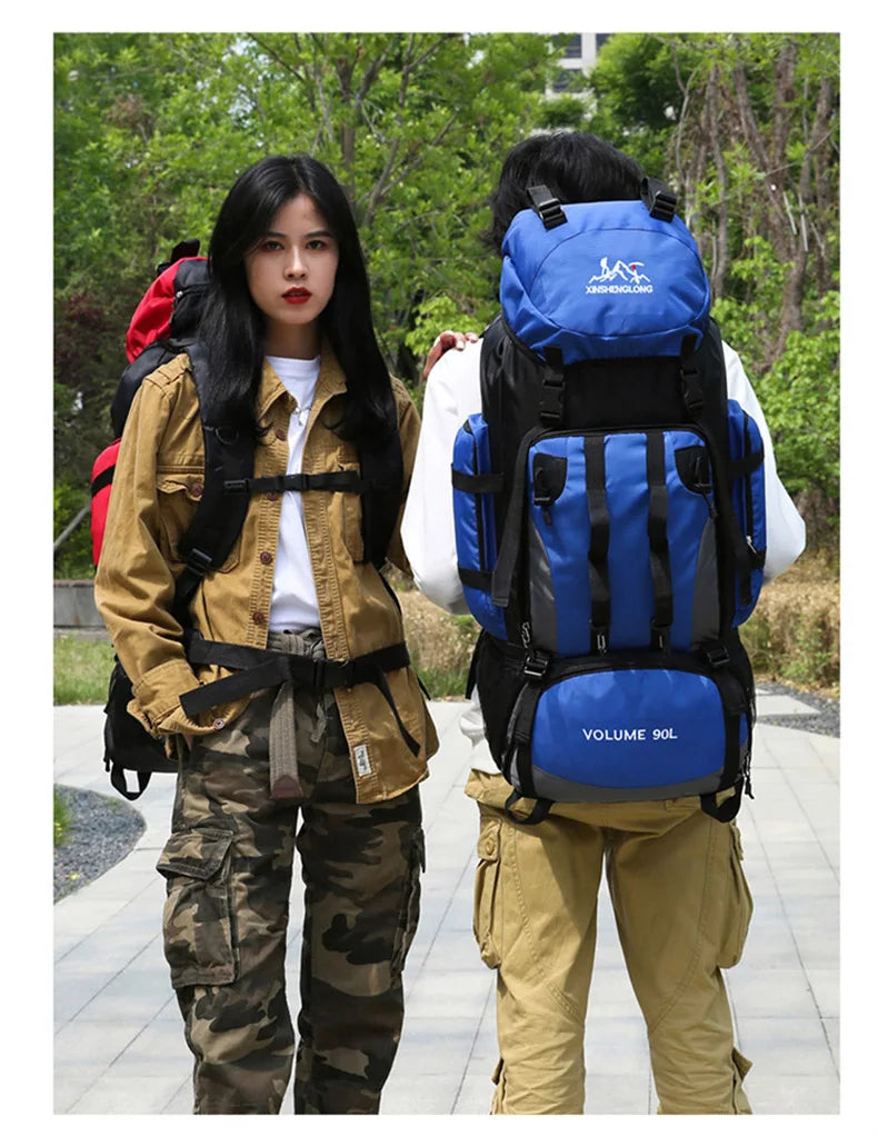 Scione Waterproof Hiking Backpack Large Capacity For Trekking And Camping