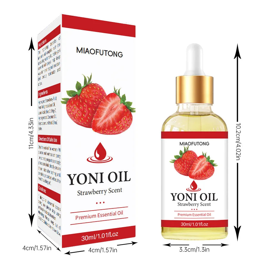 Zudaifu Strawberry Scented Intimate Care Moisturizing Body Oil