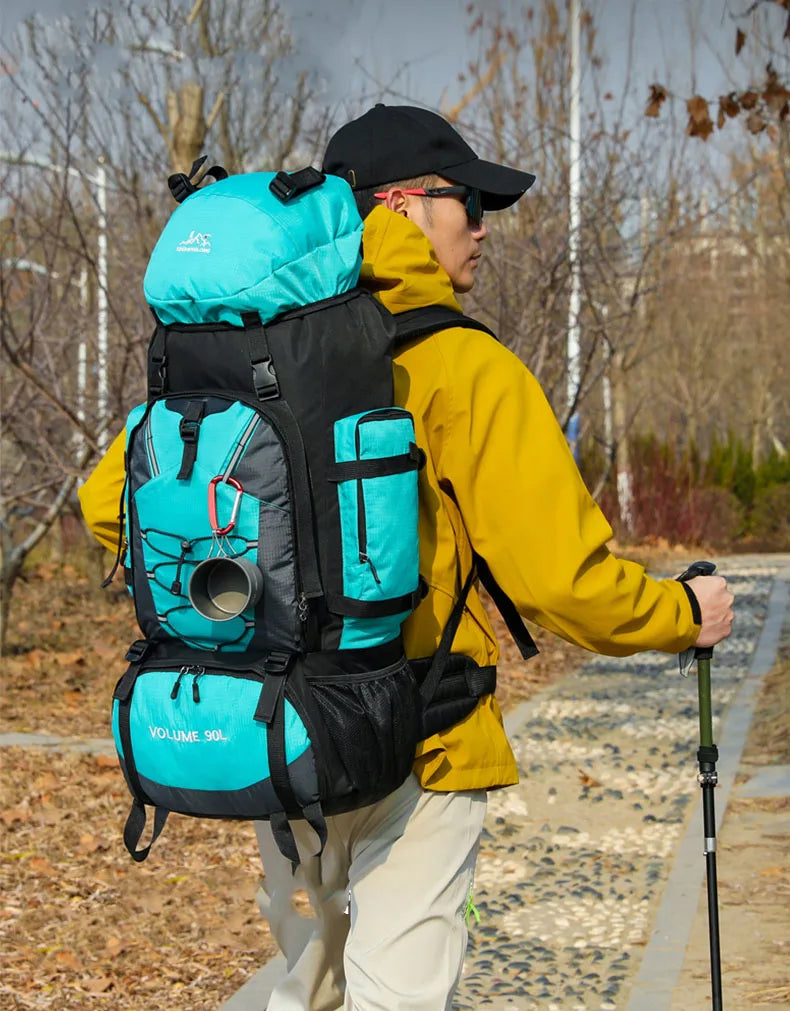 Scione Waterproof Hiking Backpack Large Capacity For Trekking And Camping