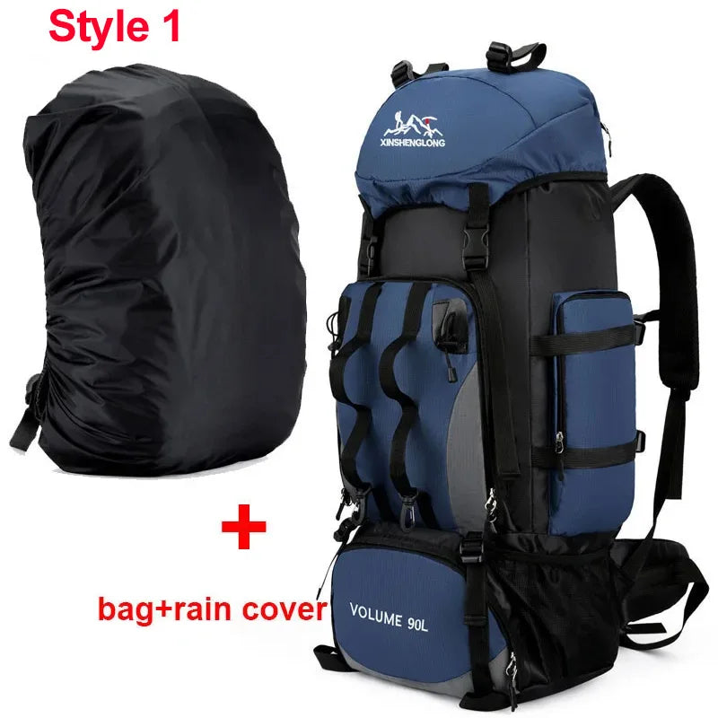 Scione Waterproof Hiking Backpack Large Capacity For Trekking And Camping