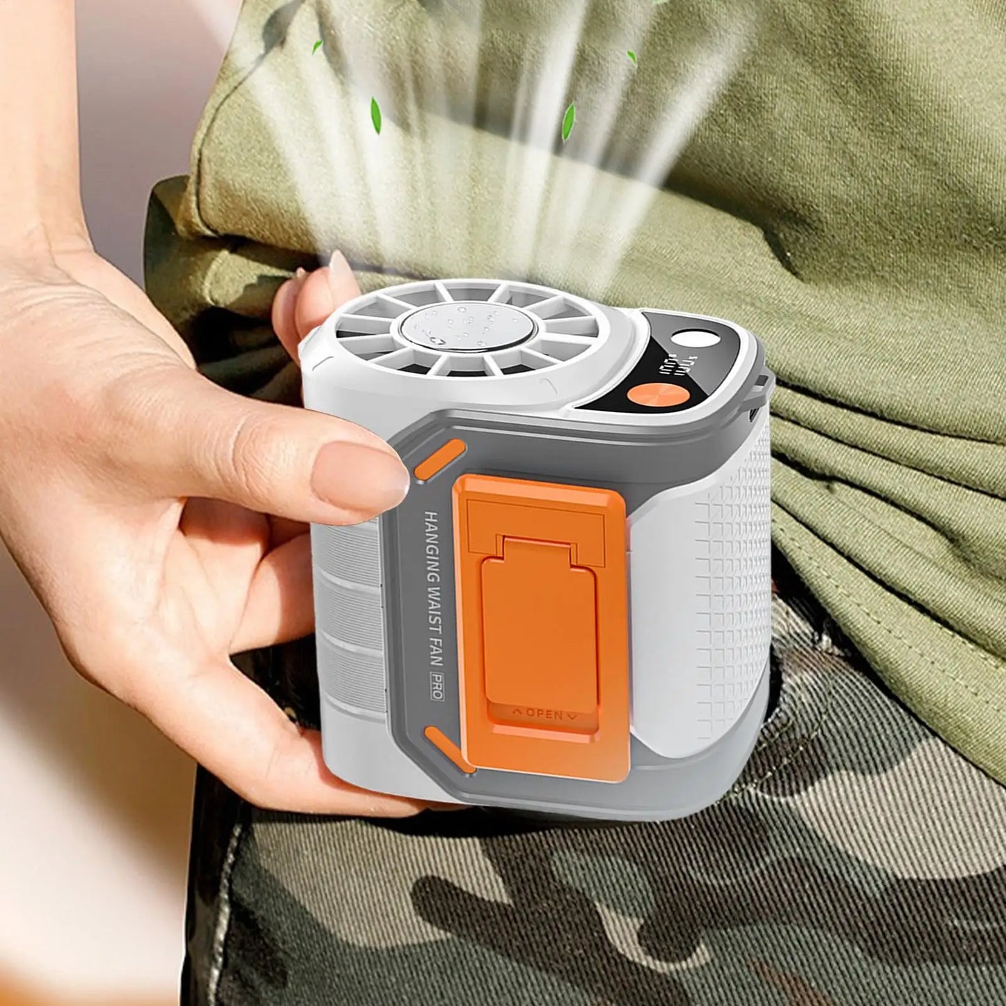 Portable Waist Fan Wearable Body Fan For Festivals And Travel
