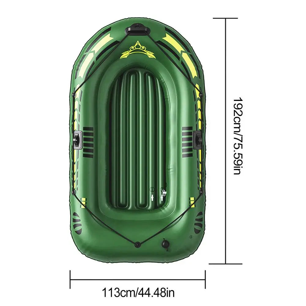 Portable Inflatable Fishing Kayak And Raft With Oars Pump