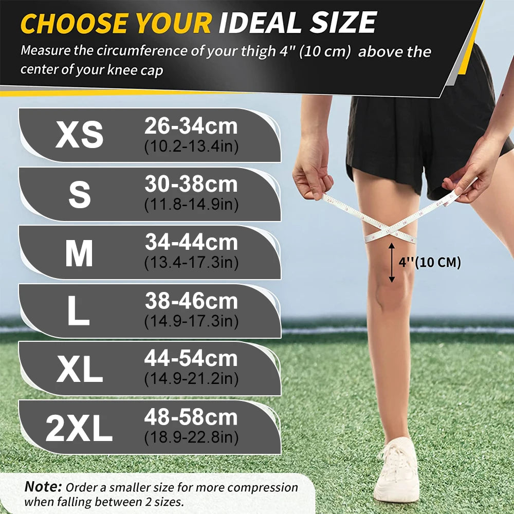 Compression Knee Pads Support Sleeve For Adults Youth Basketball Running