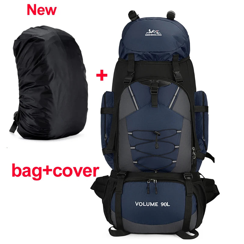 Scione Waterproof Hiking Backpack Large Capacity For Trekking And Camping
