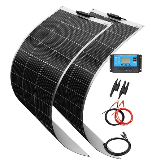 Bouglang 240W Flexible Solar Panel Kit With 20A Controller