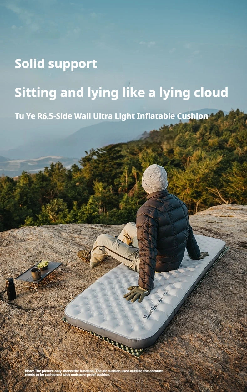 Naturehike R-Value 6.5 Inflatable Camping Mat Outdoors