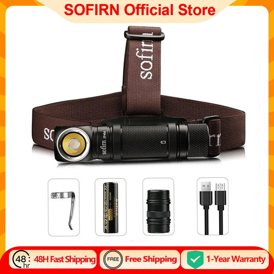 Sofirn SP40A Rechargeable Headlamp With TIR Optics 1200lm