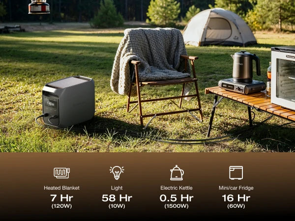 EcoFlow DELTA 3 Portable Power Station With LiFePO4 Battery