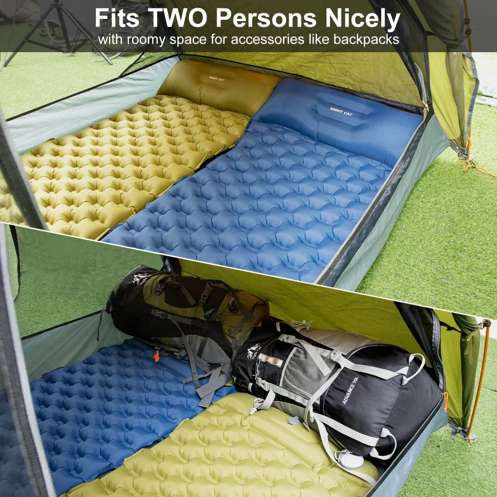Night Cat Lightweight Waterproof Two Person Backpacking Camping Tent