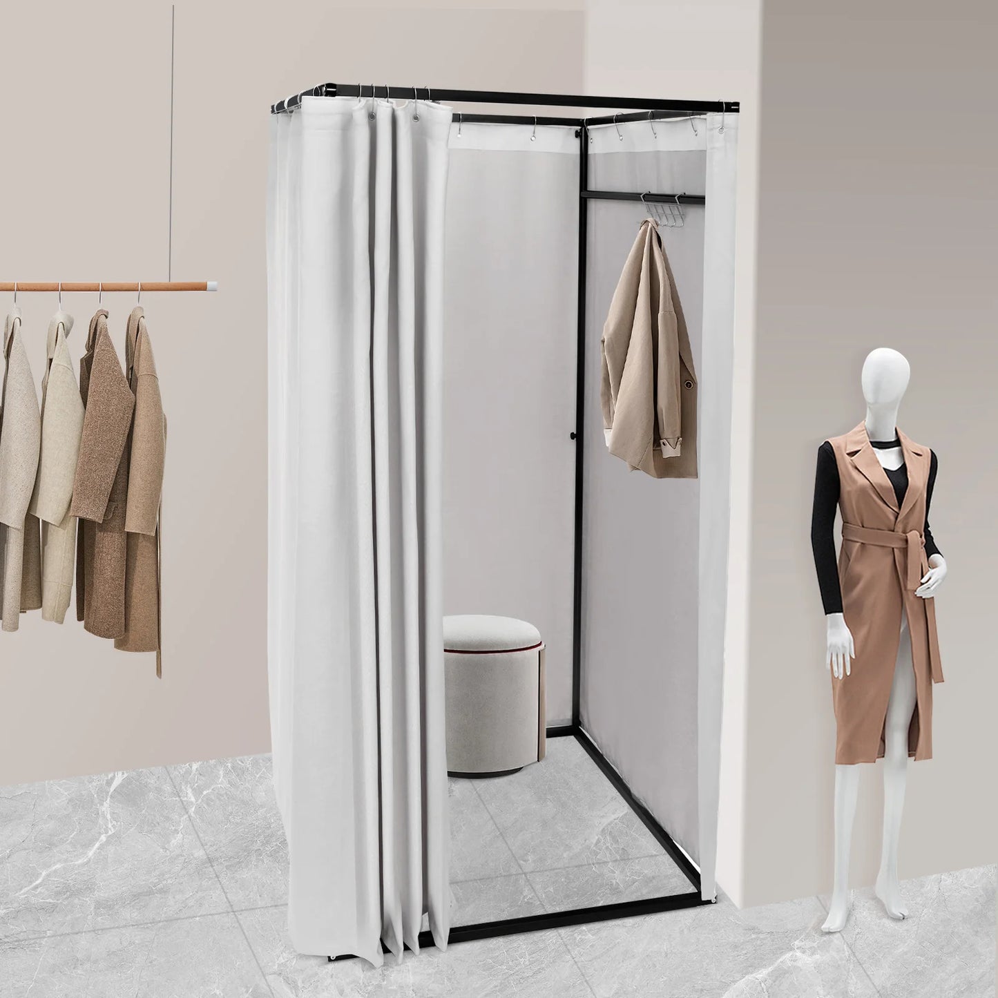 Portable Instant Privacy Changing Room Tent For Clothing Stores And Camping