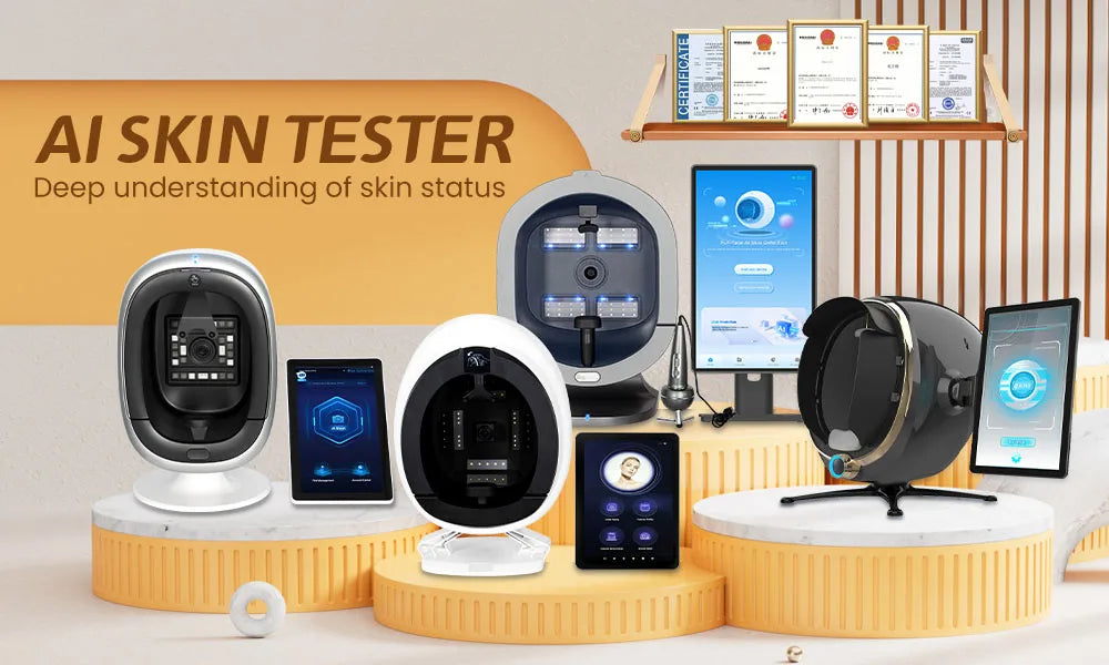 AI Skin Analyzer For Beauty Salons With 10 Spectrum Imaging