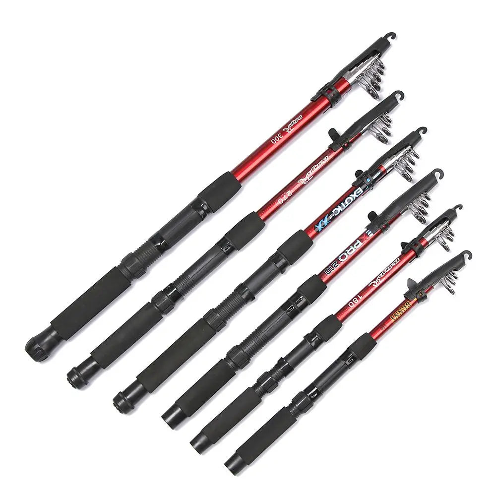 Durable Telescopic Fishing Rod For Ocean Boat And Beach Use