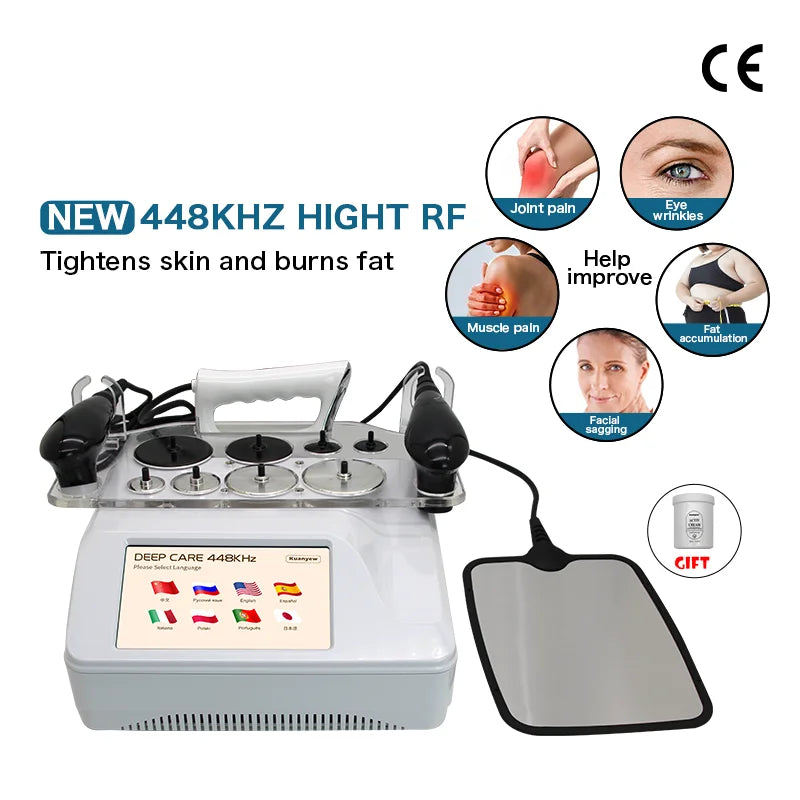 Kuanyew Tecar Therapy Device for Muscle Relief and Skin Firming