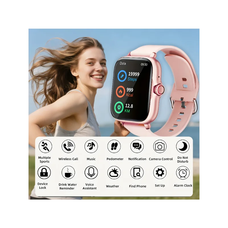 Odelettevcy Sports Smartwatch With Call Answering And Sleep Tracking