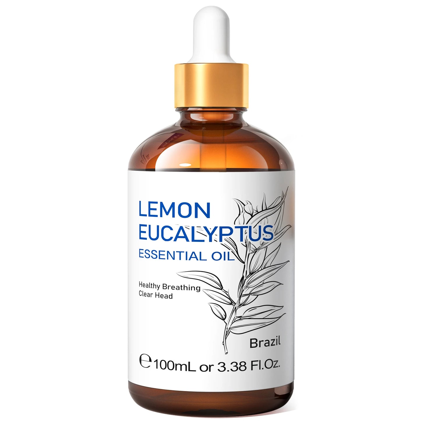 Hiqili Lemon Eucalyptus Essential Oil Pure Aromatherapy Diffuser Blend