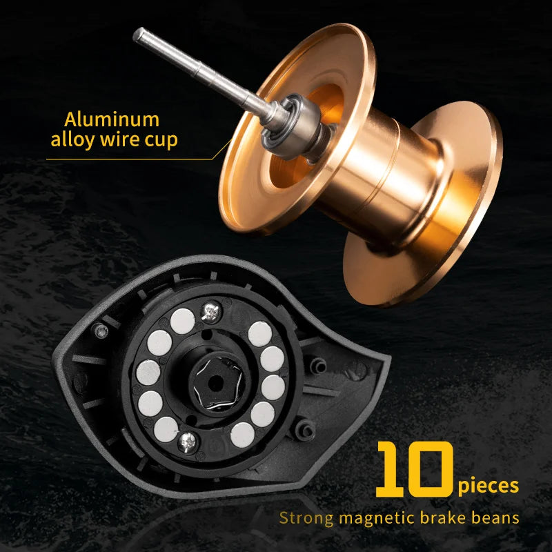 Rooblinos Ak Spinning Fishing Reel Featuring Durable Materials For Angling