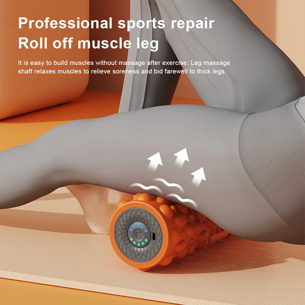 APWIKOGER Electric Vibrating Foam Roller Massager With 5 Modes