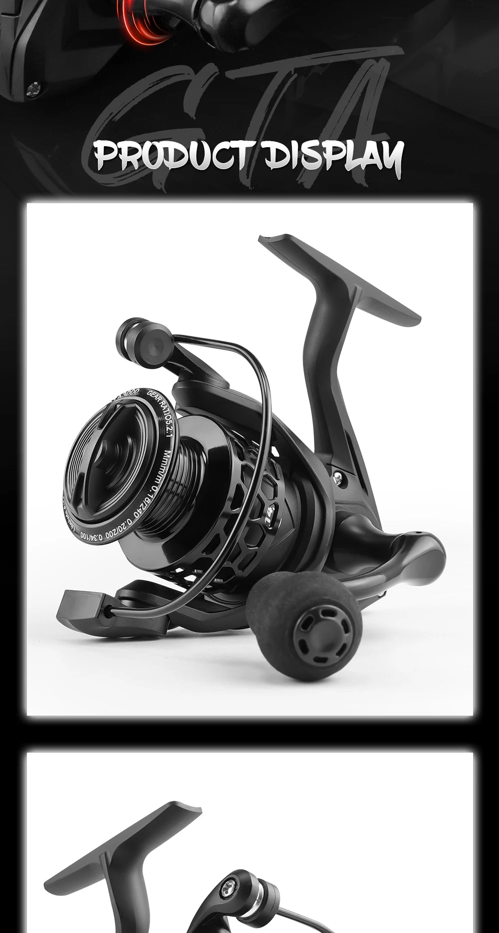 Rooblinos Universal Metal Spinning Reel For Saltwater Angling