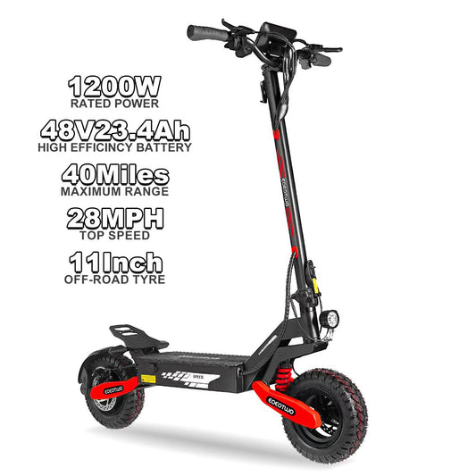 Eoeotwo 1200W Off Road Foldable Electric Scooter For Adults
