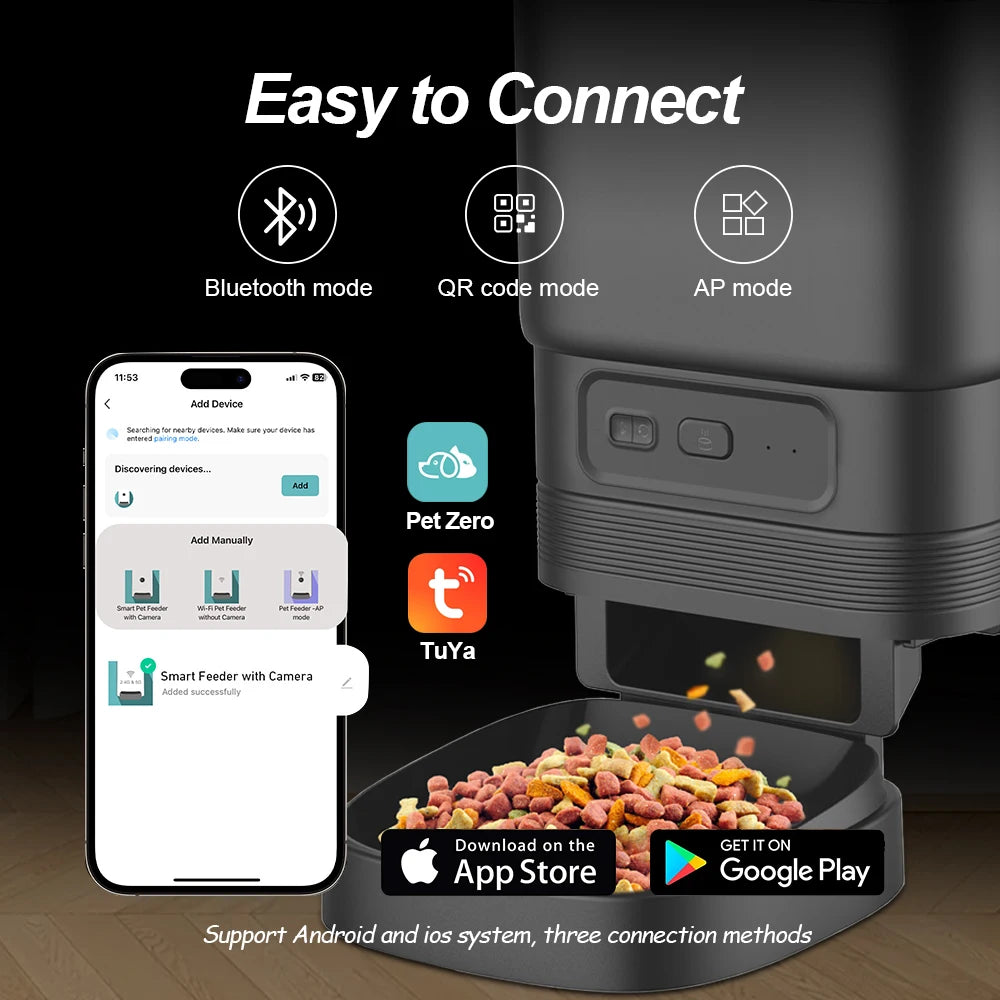 Nityers Smart WiFi Automatic Pet Feeder With App Control