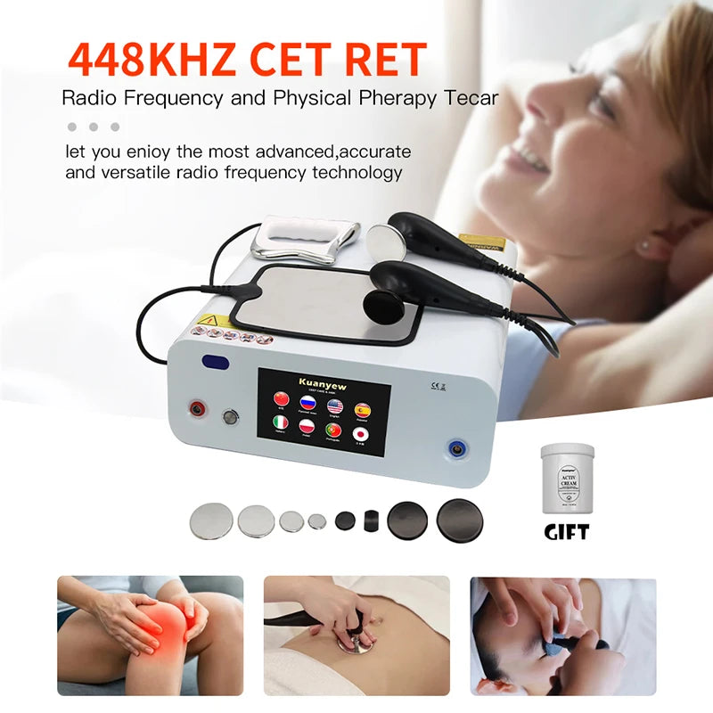 INDIBA Radiofrequency Tecar Therapy for Skin Firming and Muscle Relief