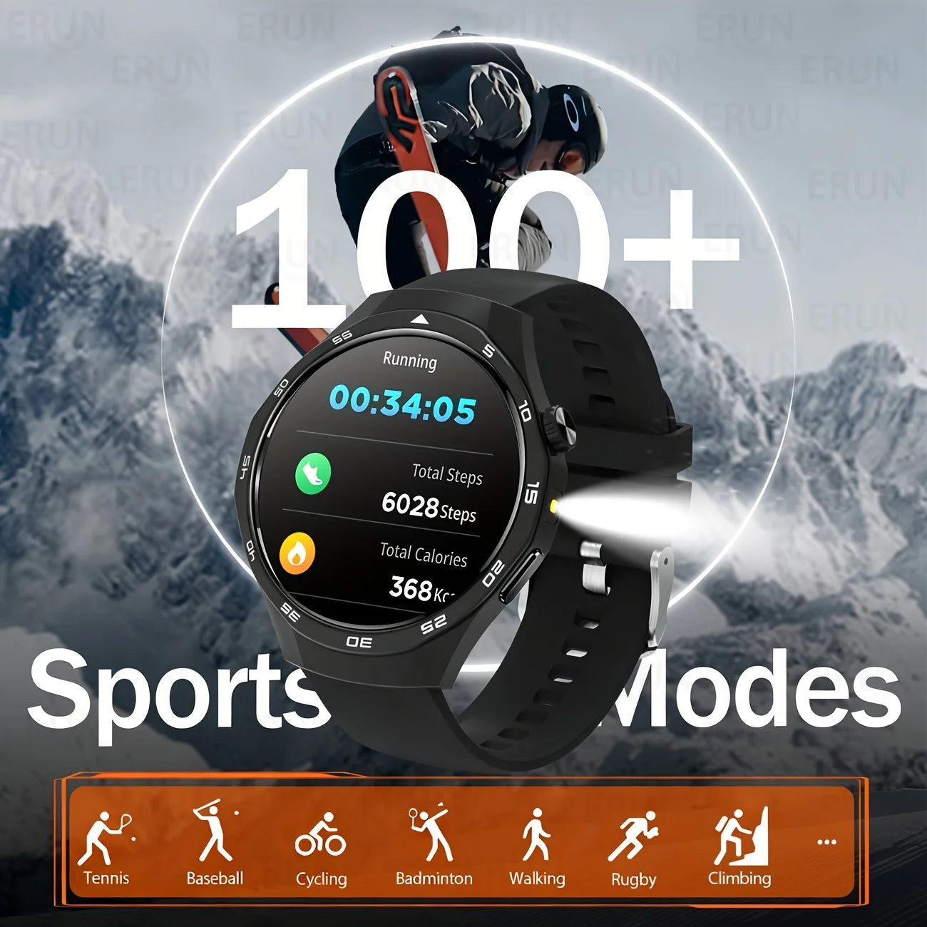 Odelettevcy Smartwatch With Call Function And Multi Sport Tracker