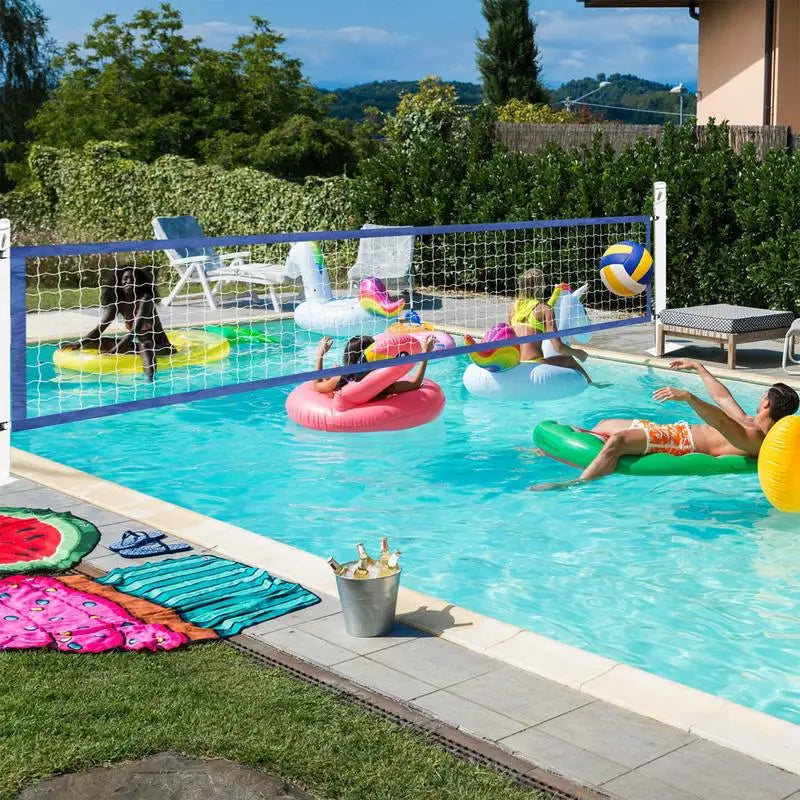 Durable Portable Pool Volleyball Net For Backyard Fun
