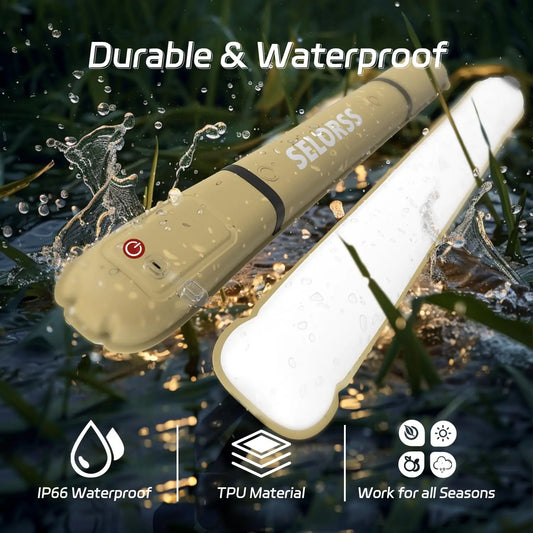 Rechargeable Inflatable Camping Light Waterproof Portable Tent Lantern