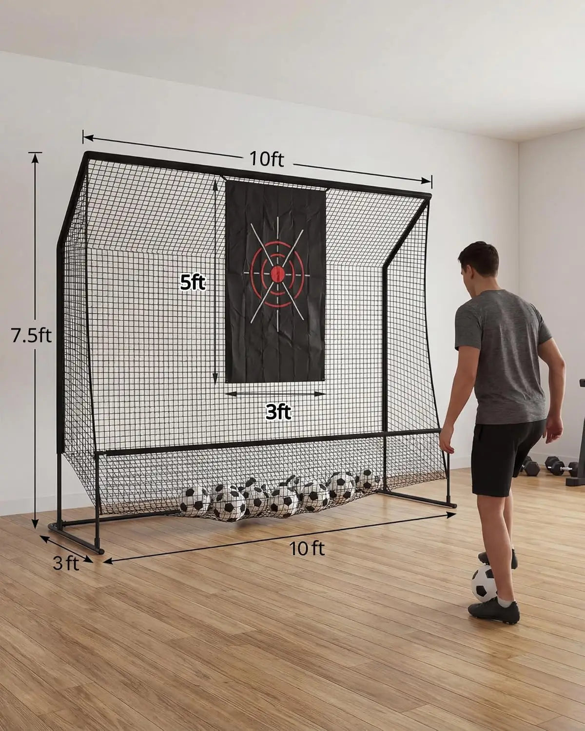 HiMISS Golf Practice Net With Carry Bag And Target