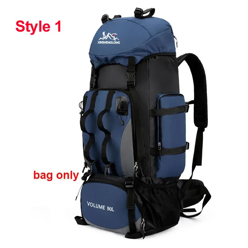Scione Waterproof Hiking Backpack Large Capacity For Trekking And Camping