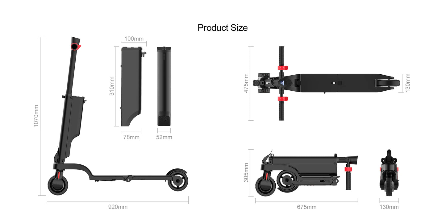 HX X6 Foldable Electric Scooter With Powerful Motor