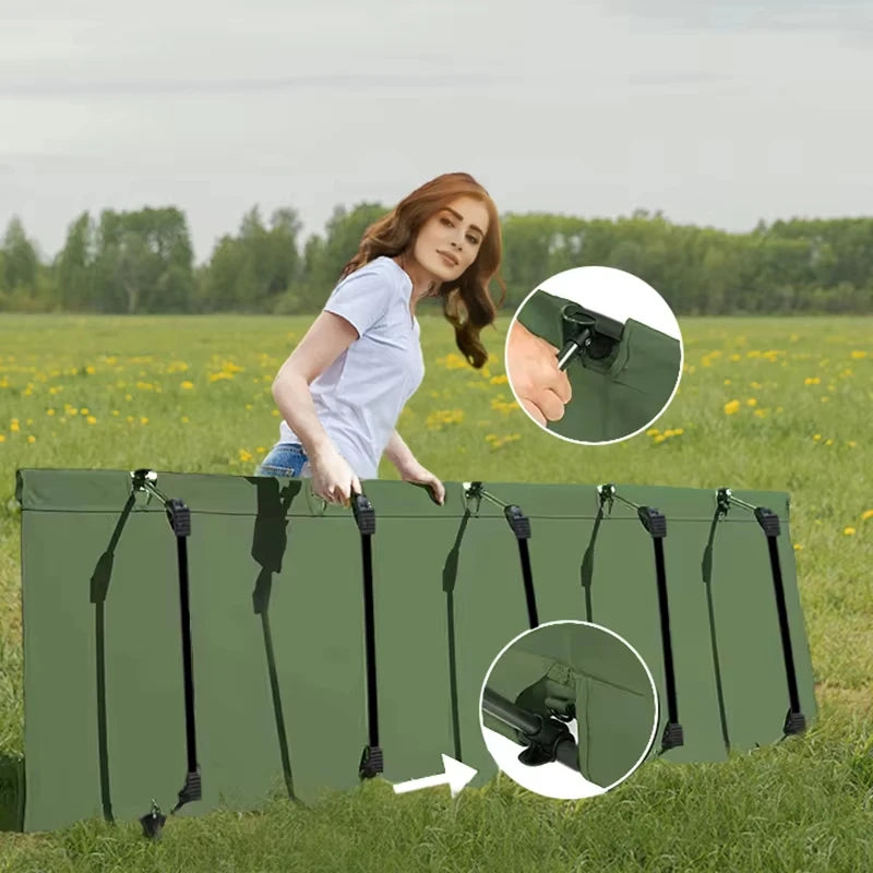Portable Folding Camping Cot for Hiking Travel and Backpacking