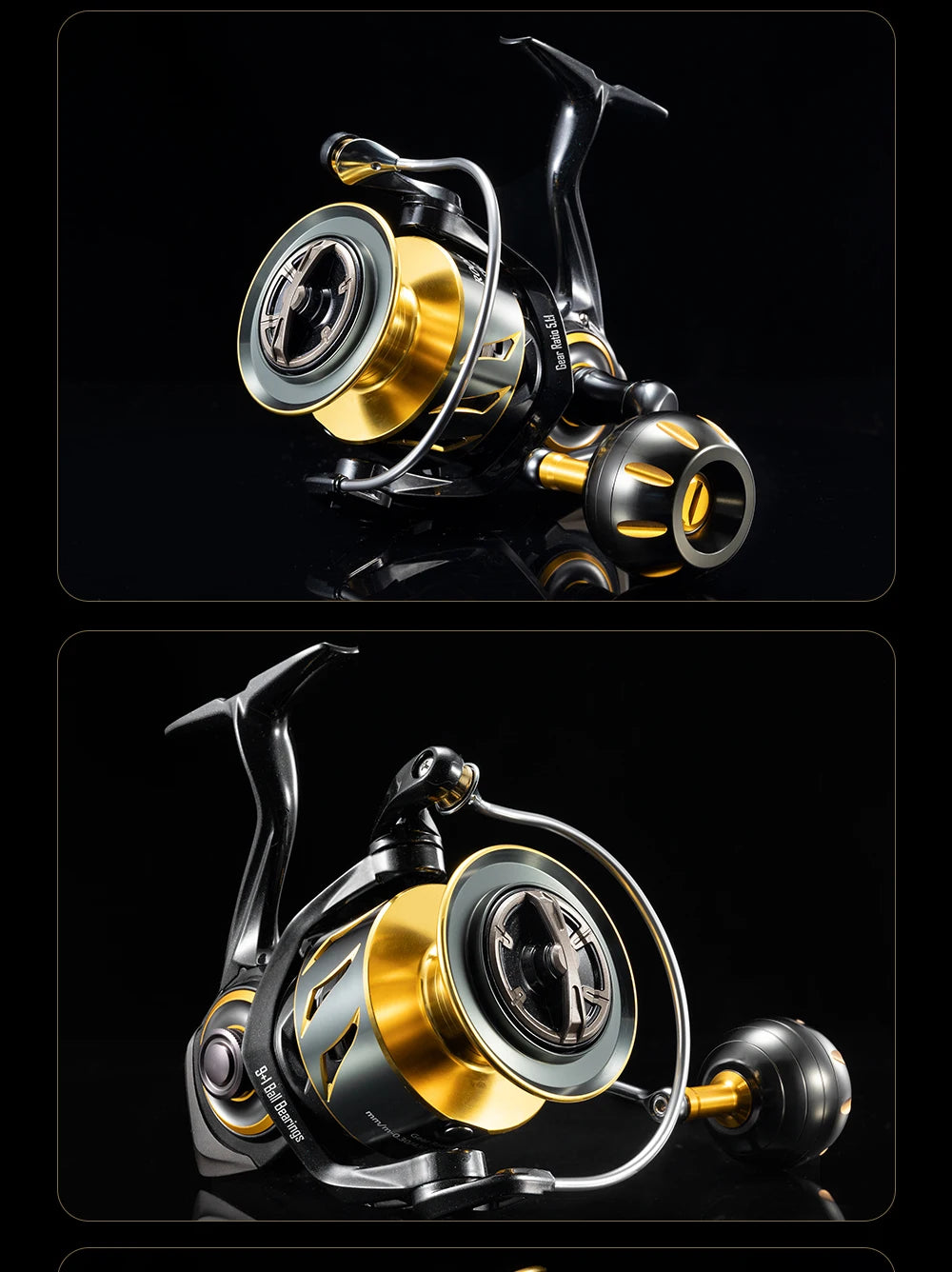 ROOBLINOS Saltwater Spinning Reel for Surf Fishing Aluminum Construction