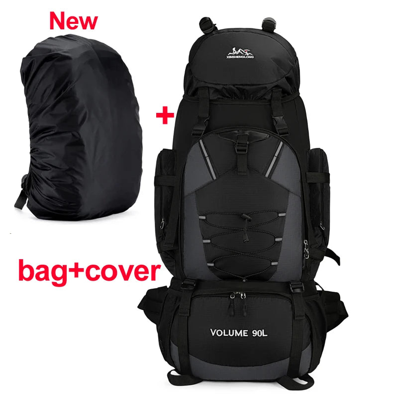 Scione Waterproof Hiking Backpack Large Capacity For Trekking And Camping