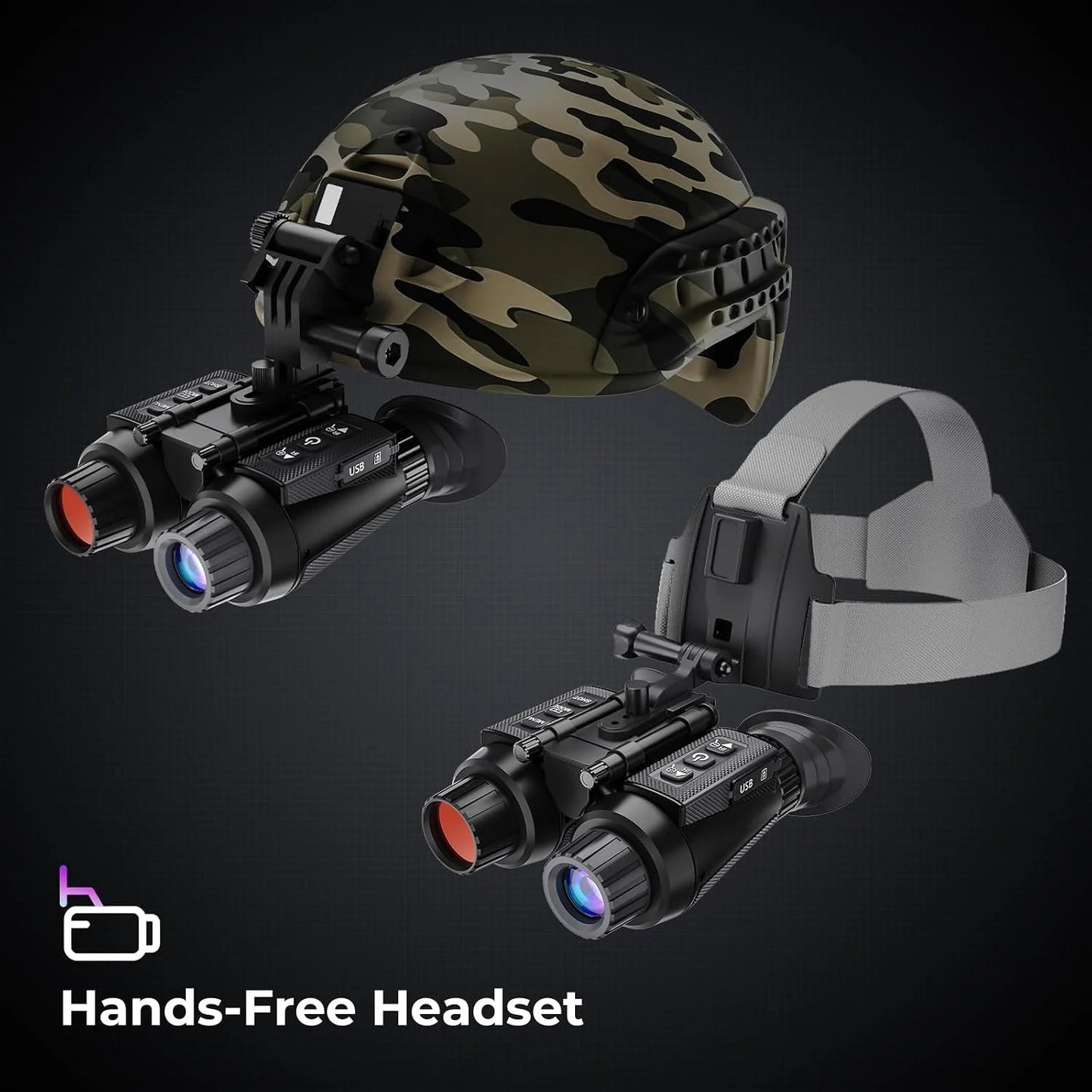 GOYOJO 4K Night Vision Binoculars With 8X Digital Zoom