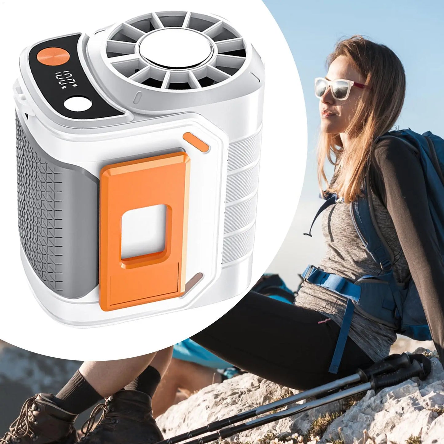 Portable Waist Fan Wearable Body Fan For Festivals And Travel
