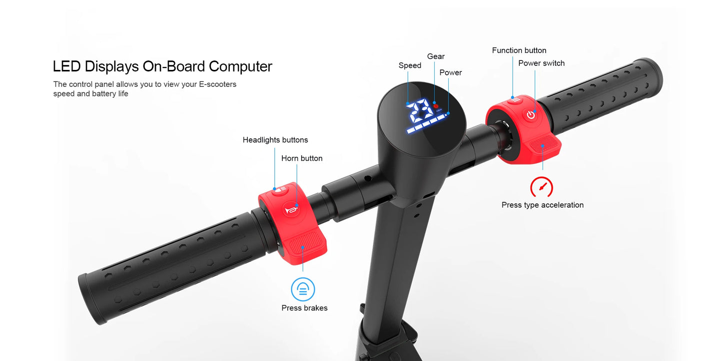 HX X6 Foldable Electric Scooter With Powerful Motor