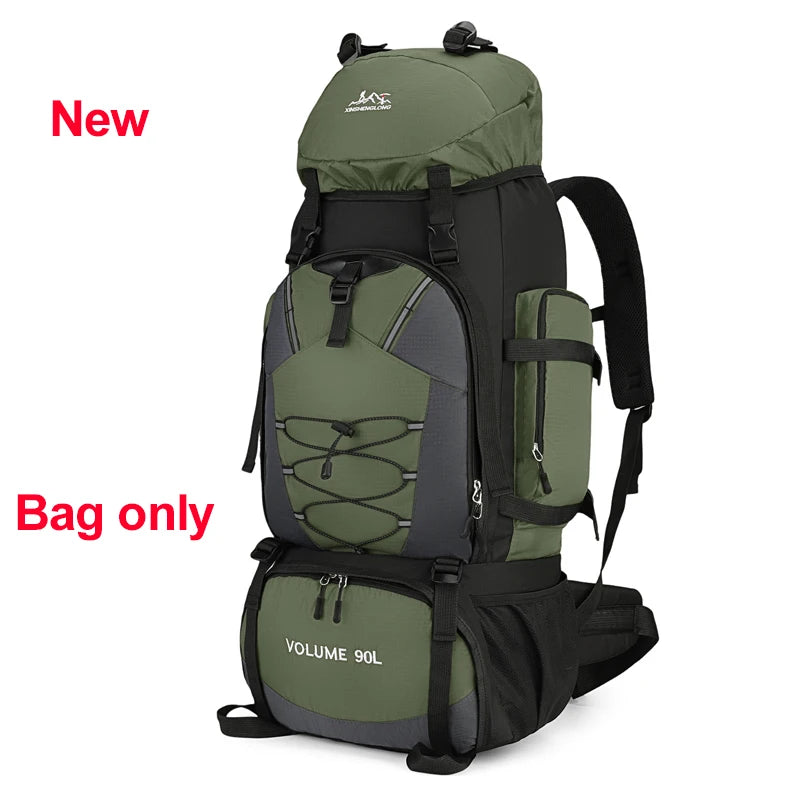 Scione Waterproof Hiking Backpack Large Capacity For Trekking And Camping