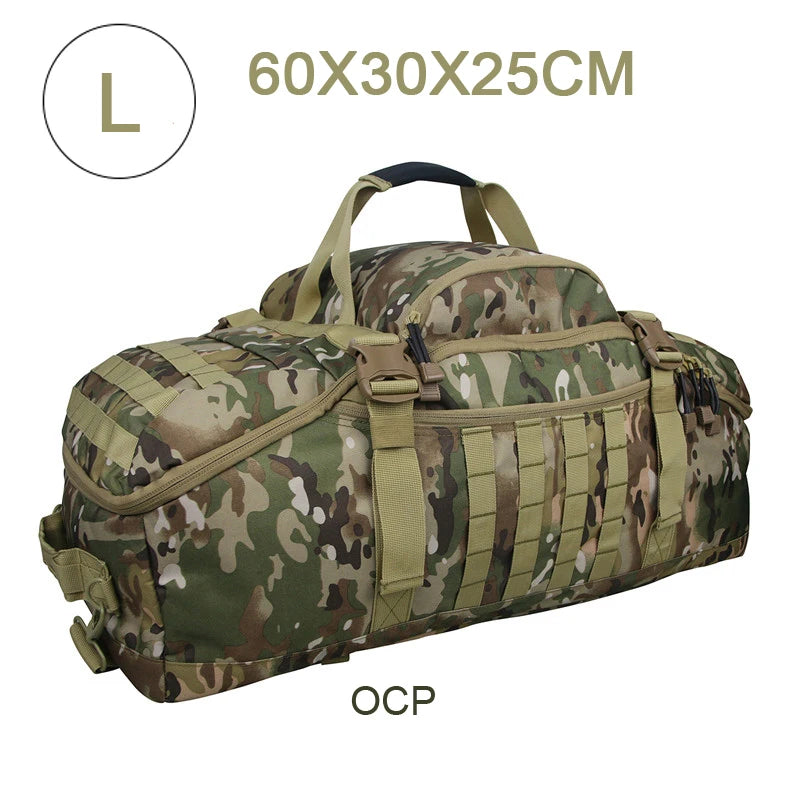 LQARMY Tactical Hiking Backpack for Camping Travel and Mountaineering