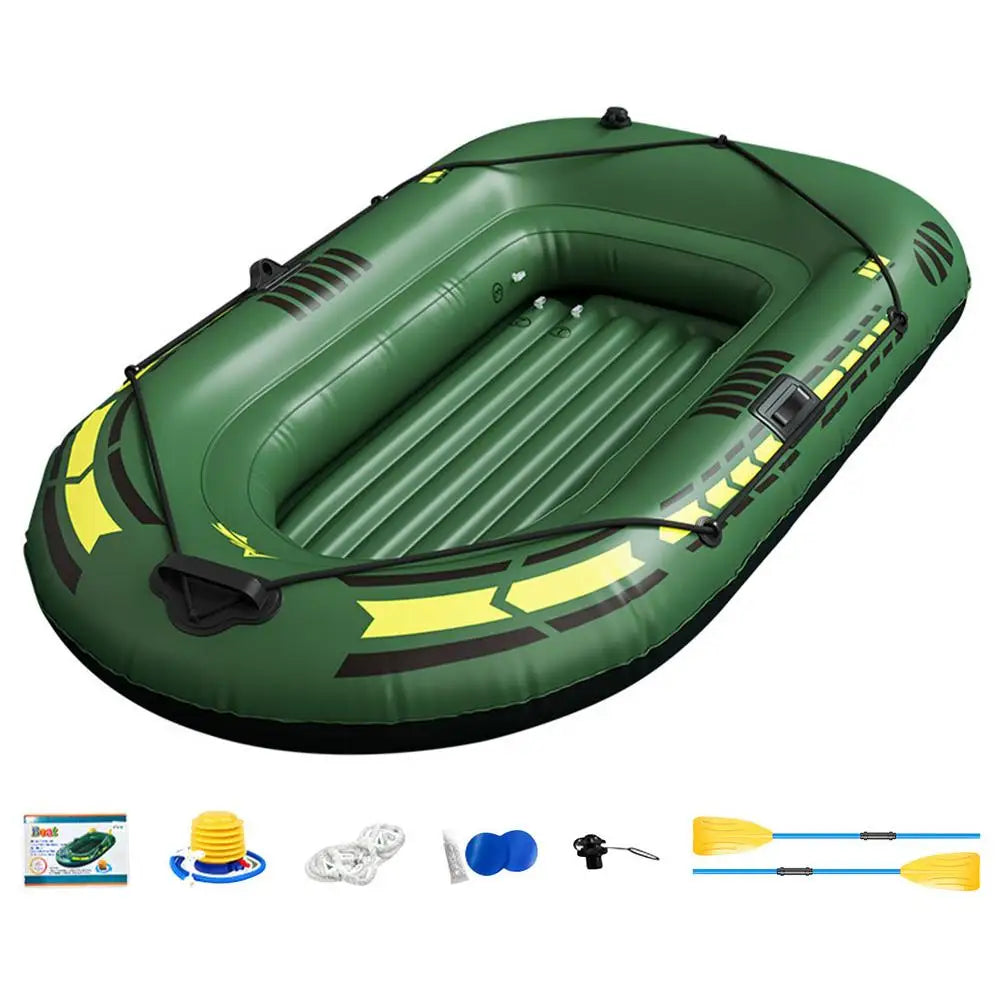 Portable Inflatable Fishing Kayak And Raft With Oars Pump