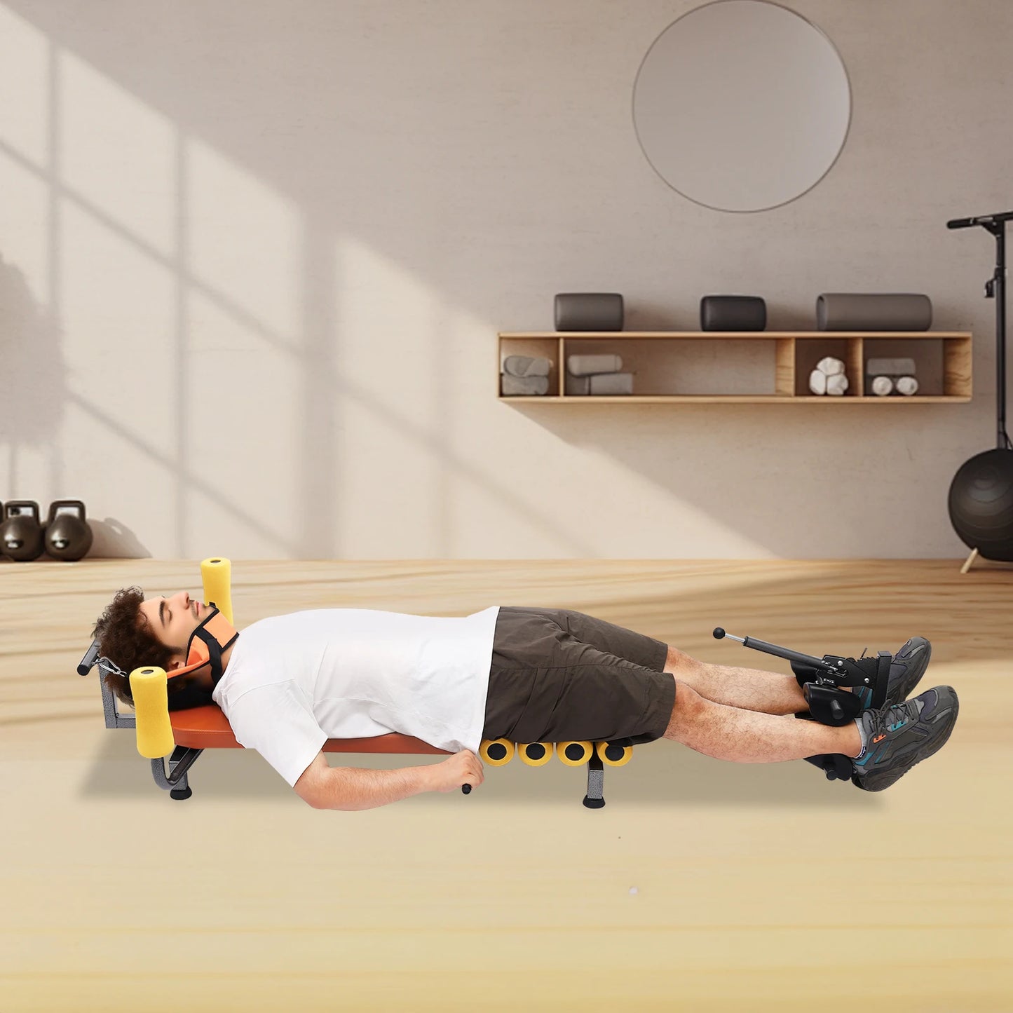 Adjustable Portable Muscle Relaxation Spine Stretching Bench