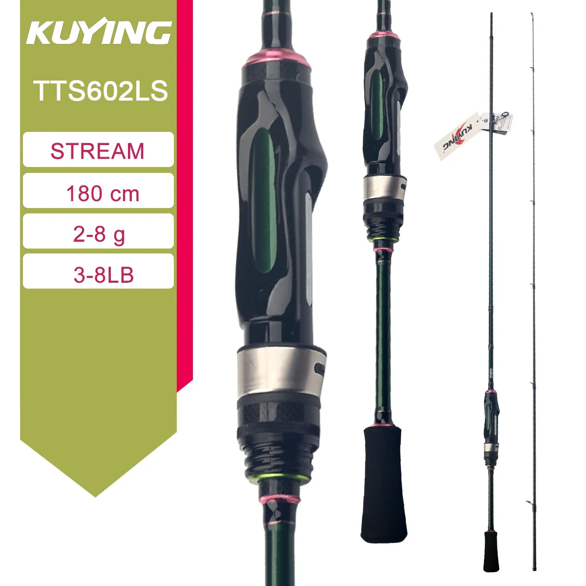 Kuying Carbon Fiber Casting Spinning Lure Fishing Rod